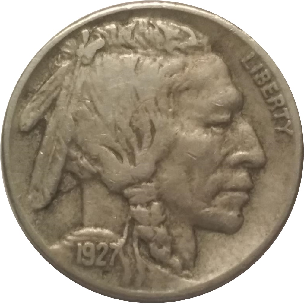 1927-S-5c-Buffalo-Nickel